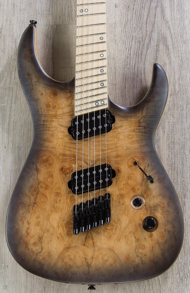 Legator Ninja Overdrive 300-PRO Electric Guitar, Maple Fingerboard - Jupiter Burst Burl
