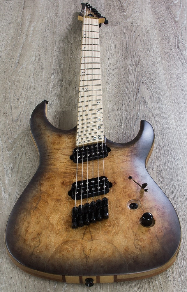 Legator Ninja Overdrive 300-PRO Electric Guitar, Maple Fingerboard - Jupiter Burst Burl