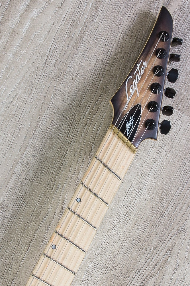 Legator Ninja Overdrive 300-PRO Electric Guitar, Maple Fingerboard - Jupiter Burst Burl