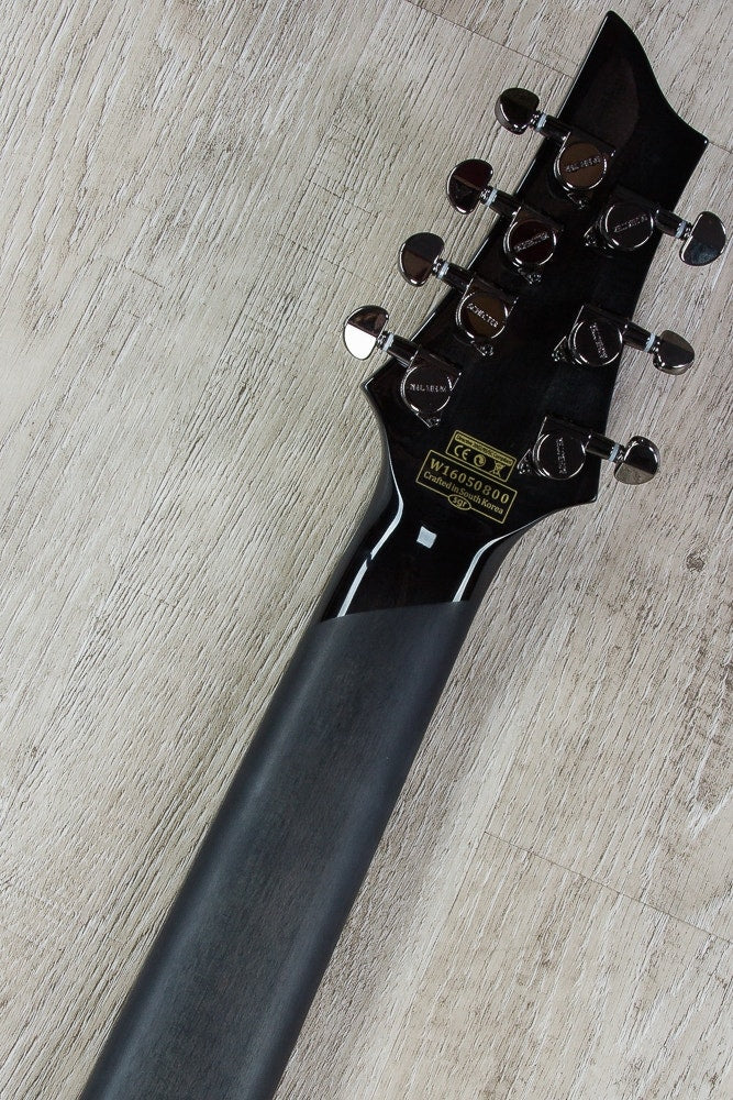 Schecter Hellraiser Hybrid C-7 7-String Electric Guitar - Trans Black Burst
