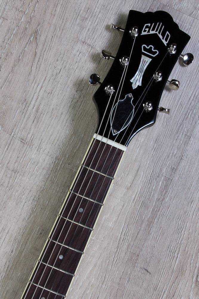 Guild Starfire IV ST Semi-Hollow Electric Guitar, Rosewood Fingerboard, Hardshell Case - Emerald Green