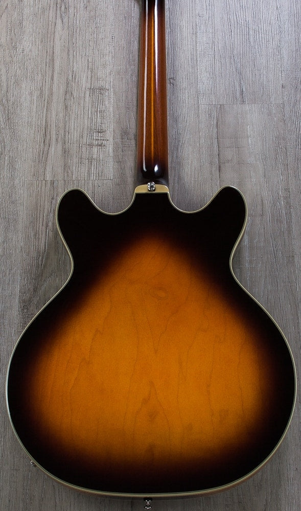 Guild Starfire IV ST Semi-Hollow Electric Guitar with Hard Case - Vintage Sunburst