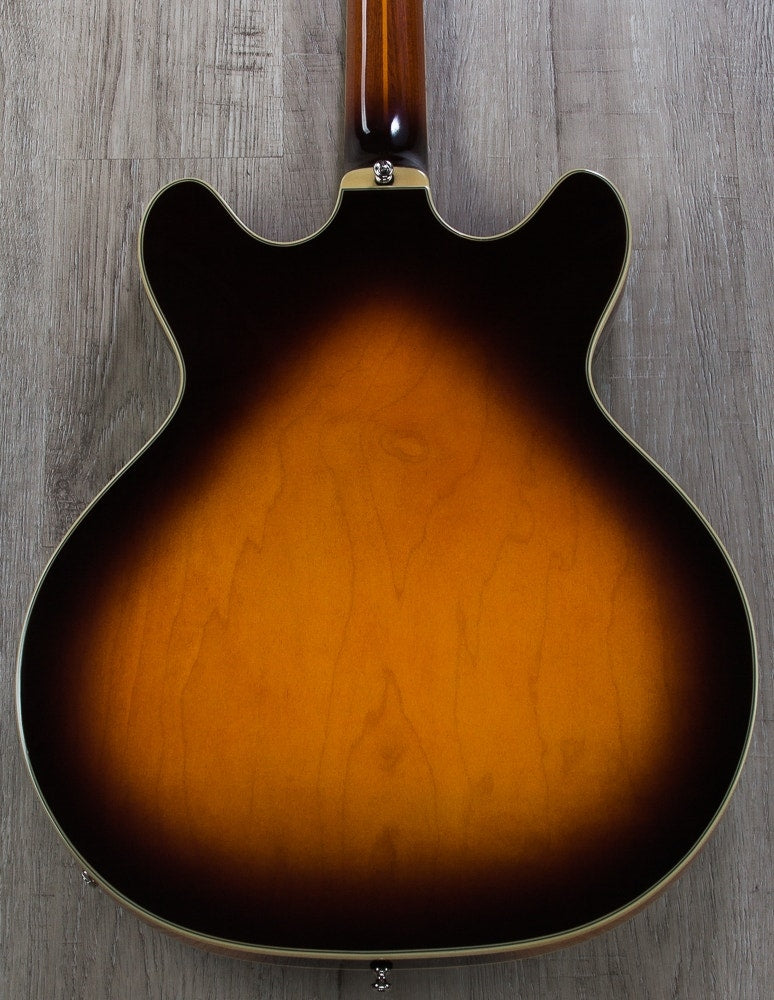 Guild Starfire IV ST Semi-Hollow Electric Guitar with Hard Case - Vintage Sunburst