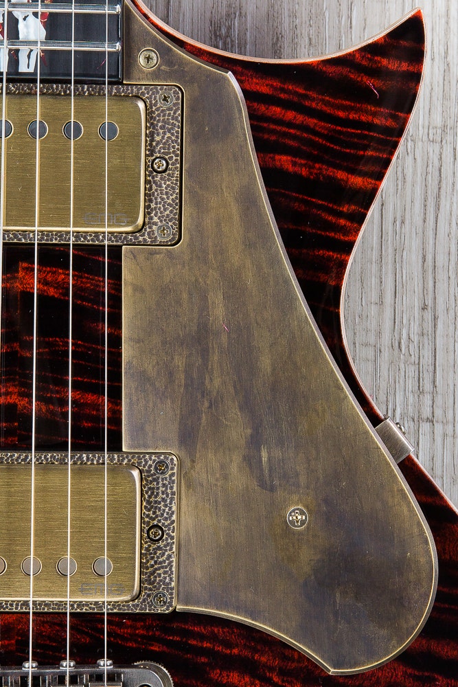 ESP Eclipse Electric Guitar, Skull Inlay, Matching Headstock, Hard Case - Black Cherry (NAMM 2017 Exhibition, Only 1 Made)