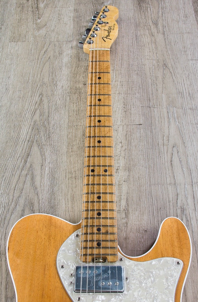 Fender Limited Edition American Elite Mahogany Tele Thinline Electric Guitar, Maple Fretboard, Hard Case