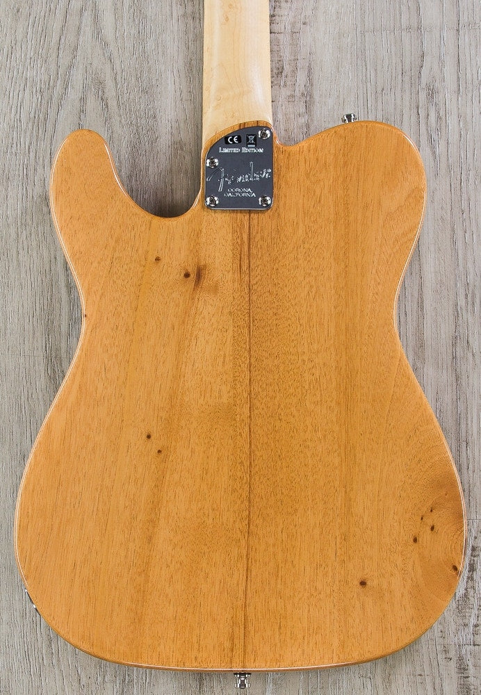 Fender Limited Edition American Elite Mahogany Tele Thinline Electric Guitar, Maple Fretboard, Hard Case