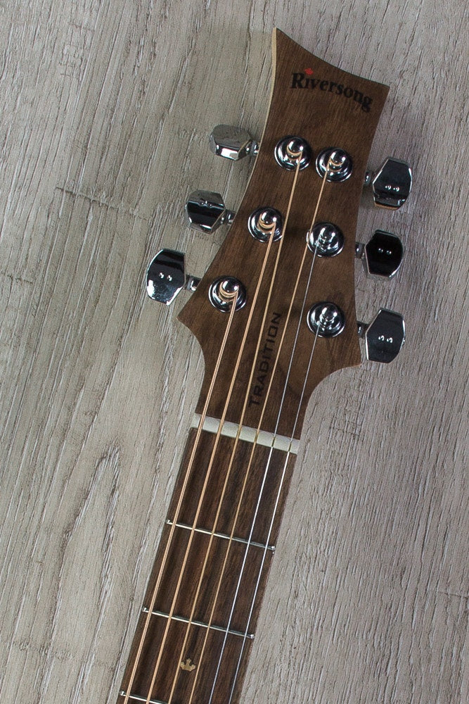 Riversong TRAD CDN P N Tradition Canadian Performer Acoustic-Electric Guitar with Case