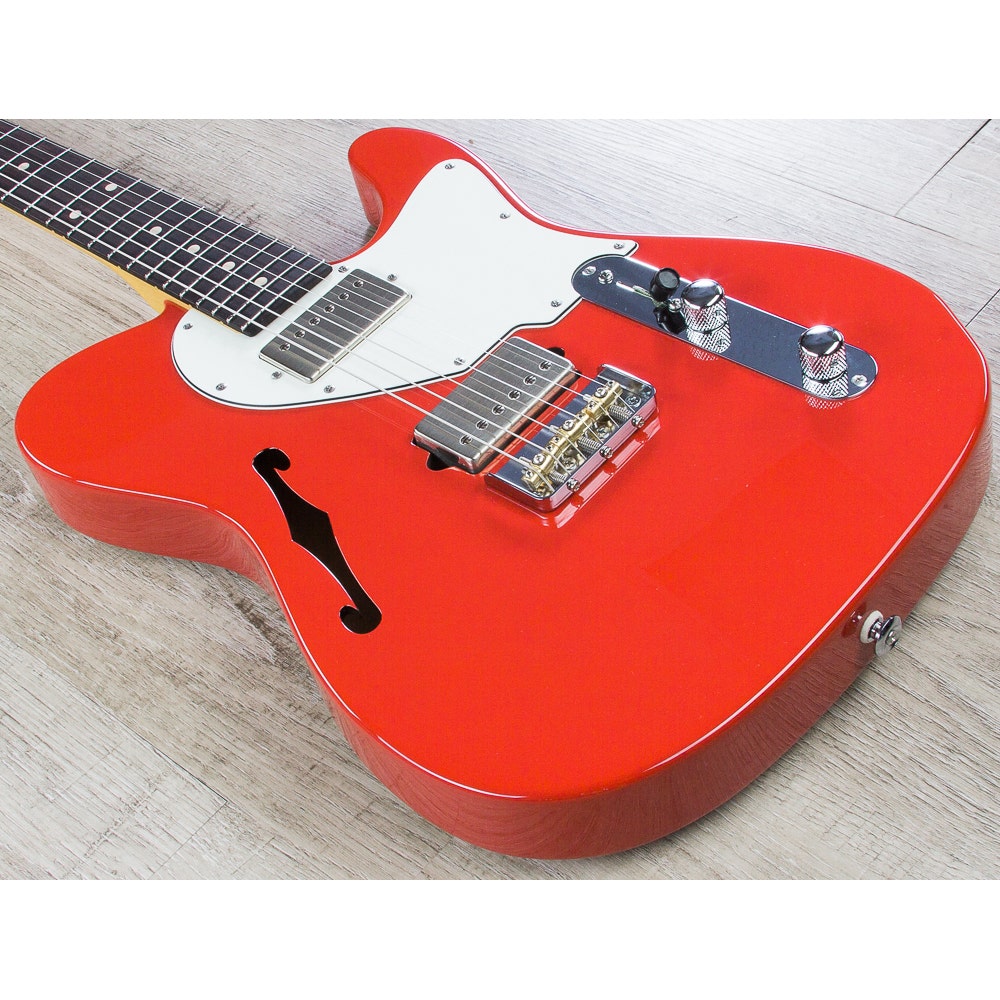 Suhr Alt T Pro Electric Guitar, Indian Rosewood Fretboard, Deluxe Padded Gig Bag - Dakota Red