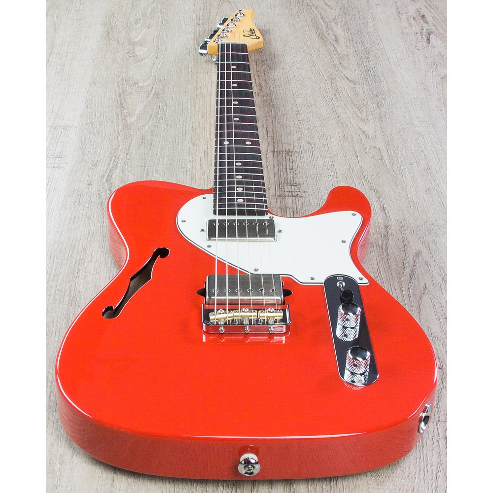 Suhr Alt T Pro Electric Guitar, Indian Rosewood Fretboard, Deluxe Padded Gig Bag - Dakota Red