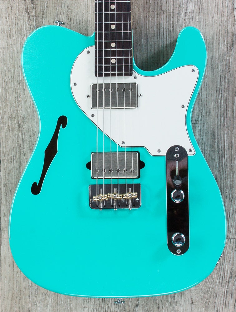 Suhr Alt T Pro Electric Guitar, Indian Rosewood Fretboard, Deluxe Padded Gig Bag - Seafoam Green