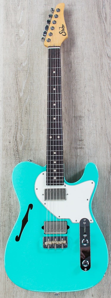 Suhr Alt T Pro Electric Guitar, Indian Rosewood Fretboard, Deluxe Padded Gig Bag - Seafoam Green