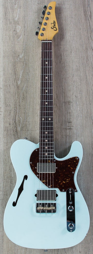Suhr Alt T Pro Electric Guitar, Indian Rosewood Fretboard, Deluxe Padded Gig Bag - Sonic Blue