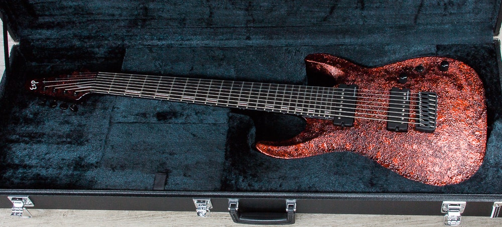 ESP 40th Anniversary NAMM Exhibition Limited EXL Horizon NT 8-String Electric Guitar with Hardshell Case - Scab Red