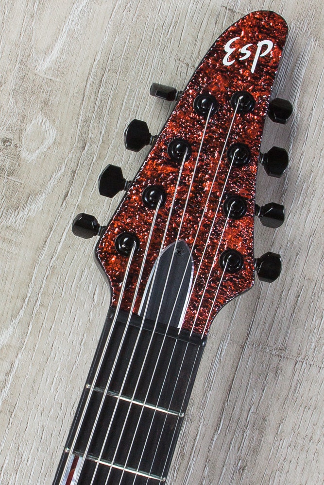 ESP 40th Anniversary NAMM Exhibition Limited EXL Horizon NT 8-String Electric Guitar with Hardshell Case - Scab Red