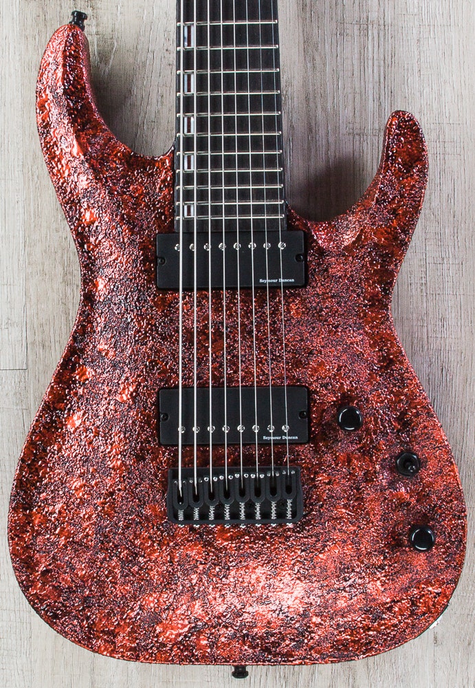 ESP 40th Anniversary NAMM Exhibition Limited EXL Horizon NT 8-String Electric Guitar with Hardshell Case - Scab Red