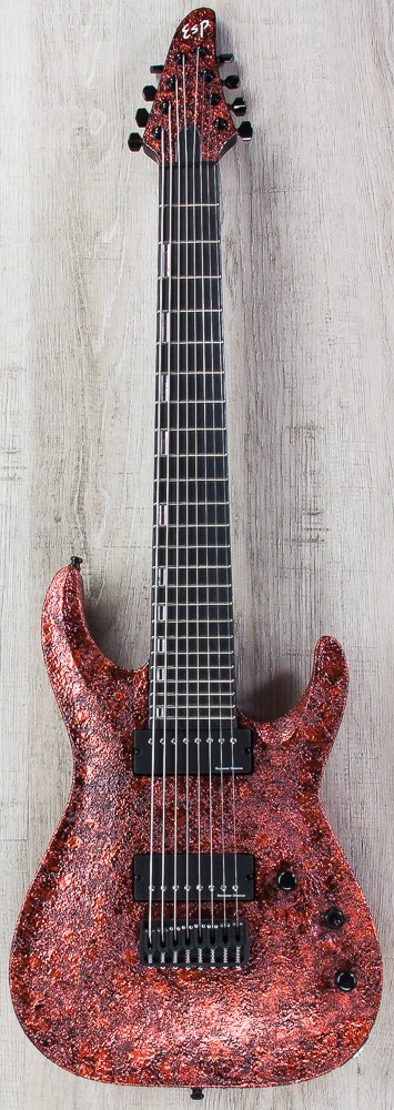 ESP 40th Anniversary NAMM Exhibition Limited EXL Horizon NT 8-String Electric Guitar with Hardshell Case - Scab Red