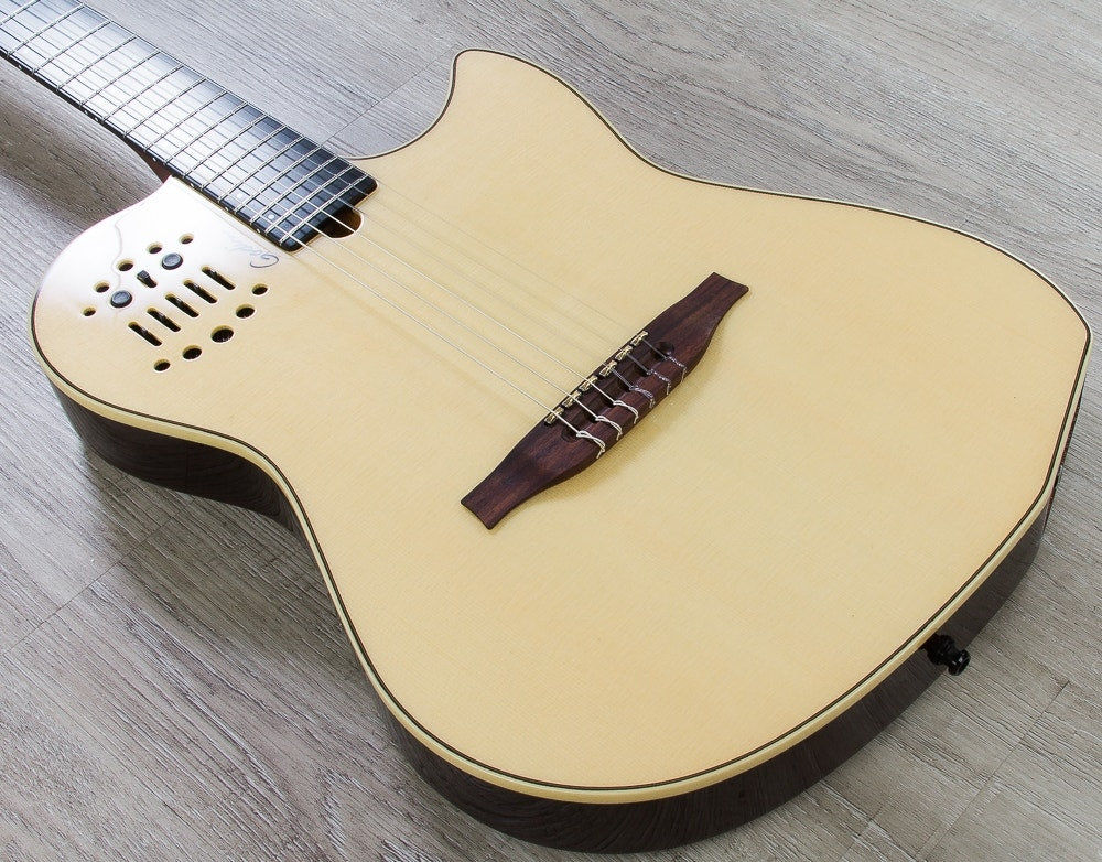 Godin MultiAc SA Series Nylon String Acoustic-Electric Guitar with Bag - Natural HG (B-STOCK)