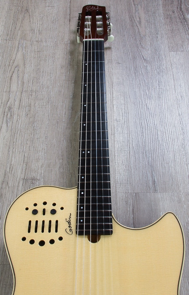 Godin MultiAc SA Series Nylon String Acoustic-Electric Guitar with Bag - Natural HG (B-STOCK)