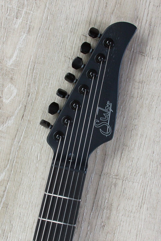Suhr Modern 7 Satin 7-String Electric Guitar - Black Satin