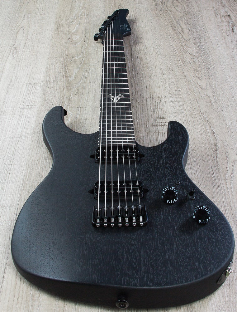 Suhr Modern 7 Satin 7-String Electric Guitar - Black Satin