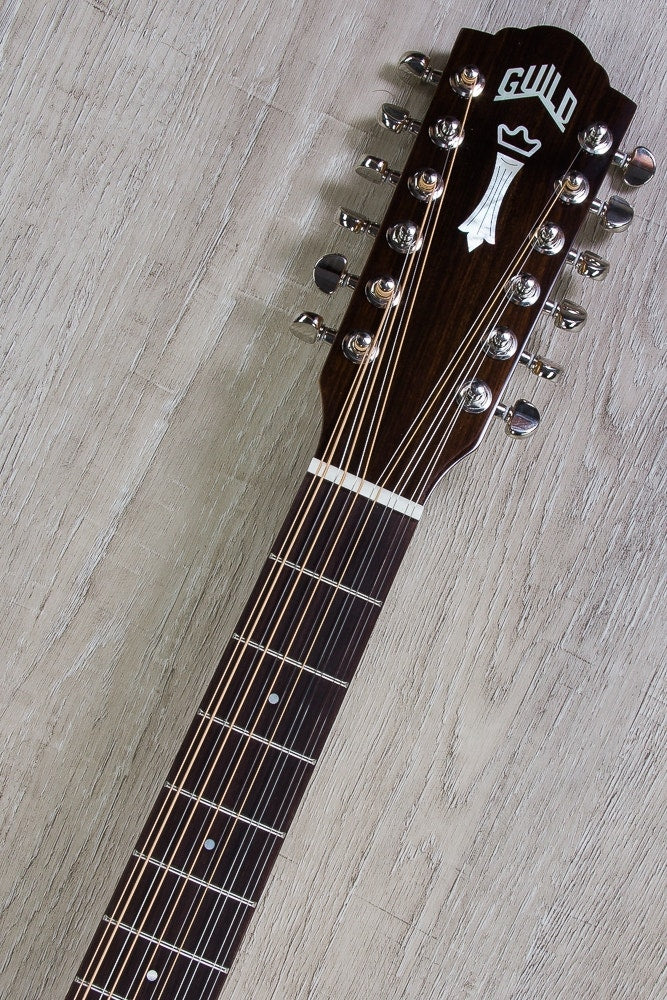 Guild F-1512E Jumbo 12-String Acoustic-Electric Guitar, Fishman Pickup, Polyfoam Case - Natural