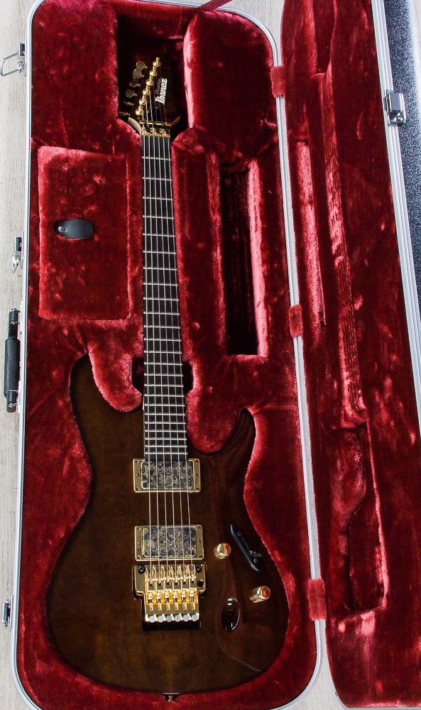 Ibanez S6UC DM S Prestige Uppercut Electric Guitar with Case - Dark Mocha (B-STOCK)