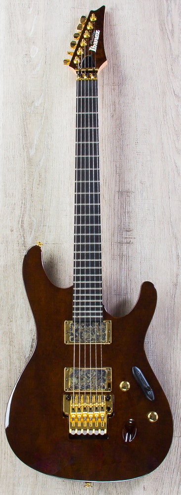 Ibanez S6UC DM S Prestige Uppercut Electric Guitar with Case - Dark Mocha (B-STOCK)