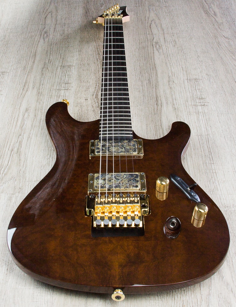 Ibanez S6UC DM S Prestige Uppercut Electric Guitar with Case - Dark Mocha (B-STOCK)