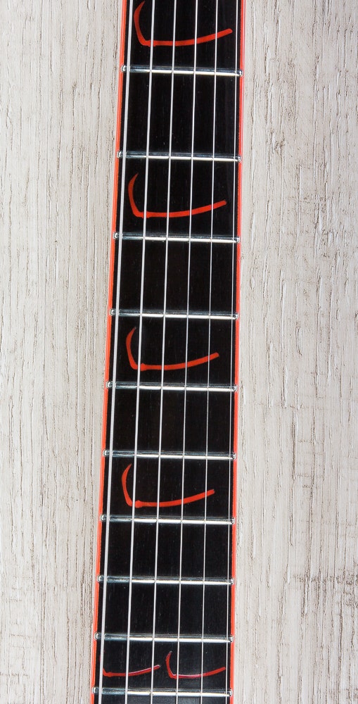 ESP E-II Signature Series Alexi Laiho Wild Scythe 6-String Electric Guitar with Hard Case - "I Worship Chaos" Graphic