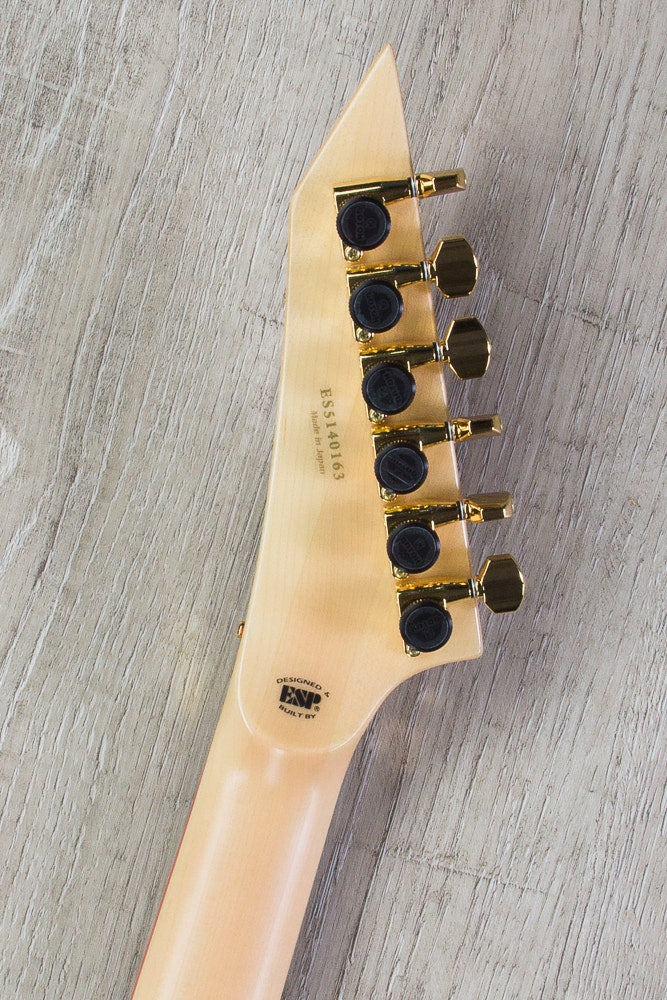 ESP E-II Signature Series Alexi Laiho Wild Scythe 6-String Electric Guitar with Hard Case - "I Worship Chaos" Graphic