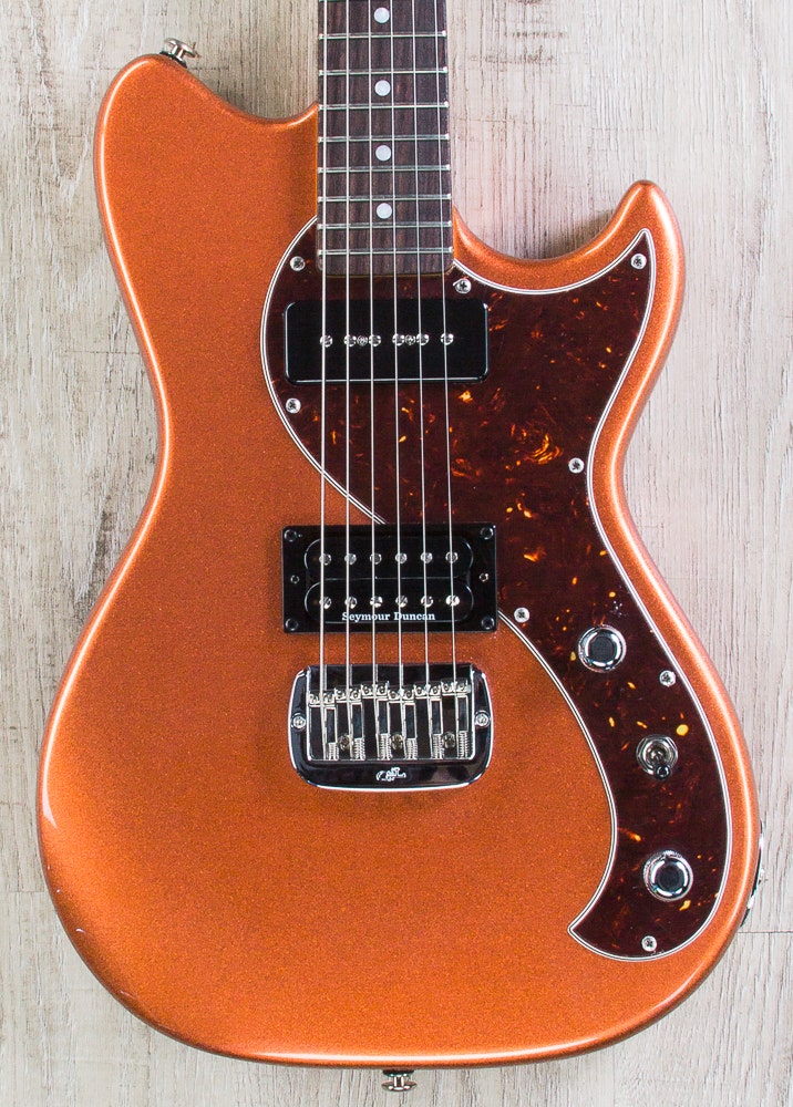 G&L USA Fallout Electric Guitar, Rosewood Fingerboard, Hard Case - Spanish Copper Metallic