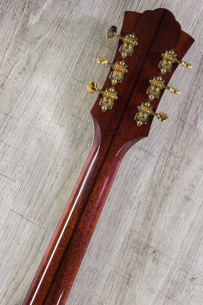 Guild D-55 Acoustic Guitar, Ebony Fingerboard, Hard Case - Antique Sunburst