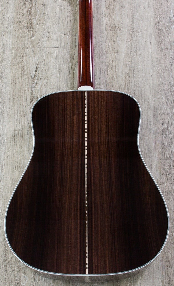 Guild D-55 Acoustic Guitar, Ebony Fingerboard, Hard Case - Antique Sunburst