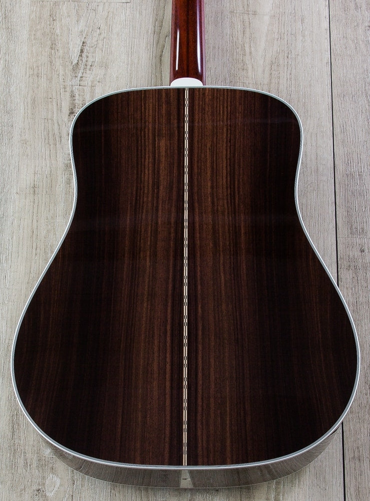 Guild D-55 Acoustic Guitar, Ebony Fingerboard, Hard Case - Antique Sunburst