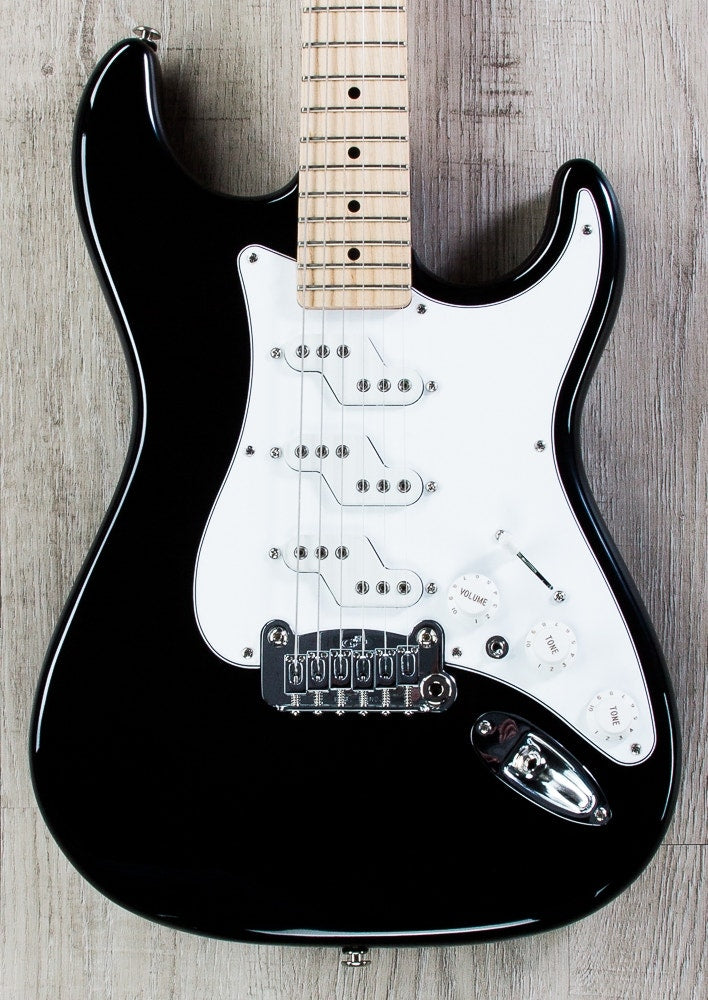 G&L USA Comanche Electric Guitar, Maple Fingerboard, Hard Case - Jet Black