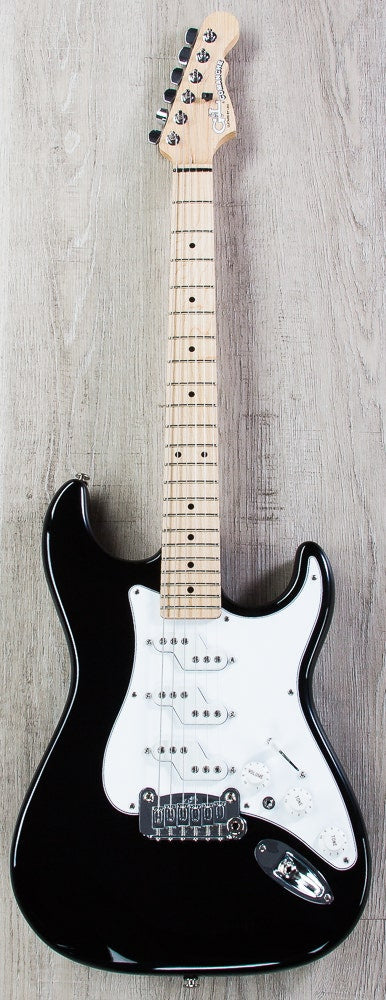 G&L USA Comanche Electric Guitar, Maple Fingerboard, Hard Case - Jet Black