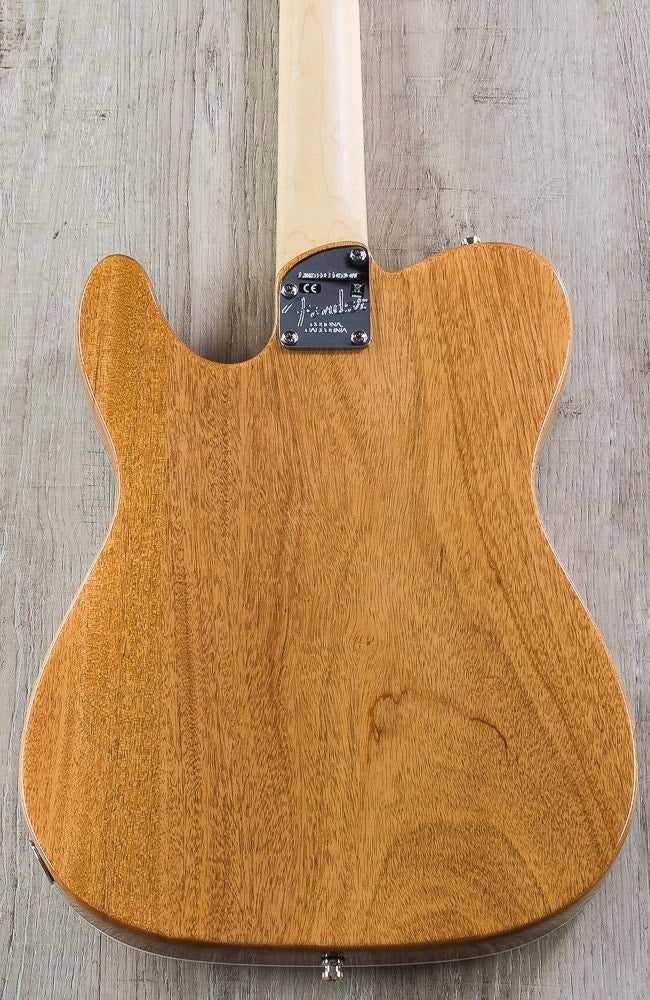 Fender 2017 Limited Edition American Elite Mahogany Tele Thinline Electric Guitar, Maple Fingerboard, Hard Case