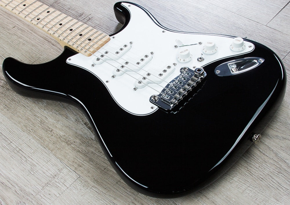 G&L USA Comanche Electric Guitar, Maple Fingerboard, Hard Case - Jet Black