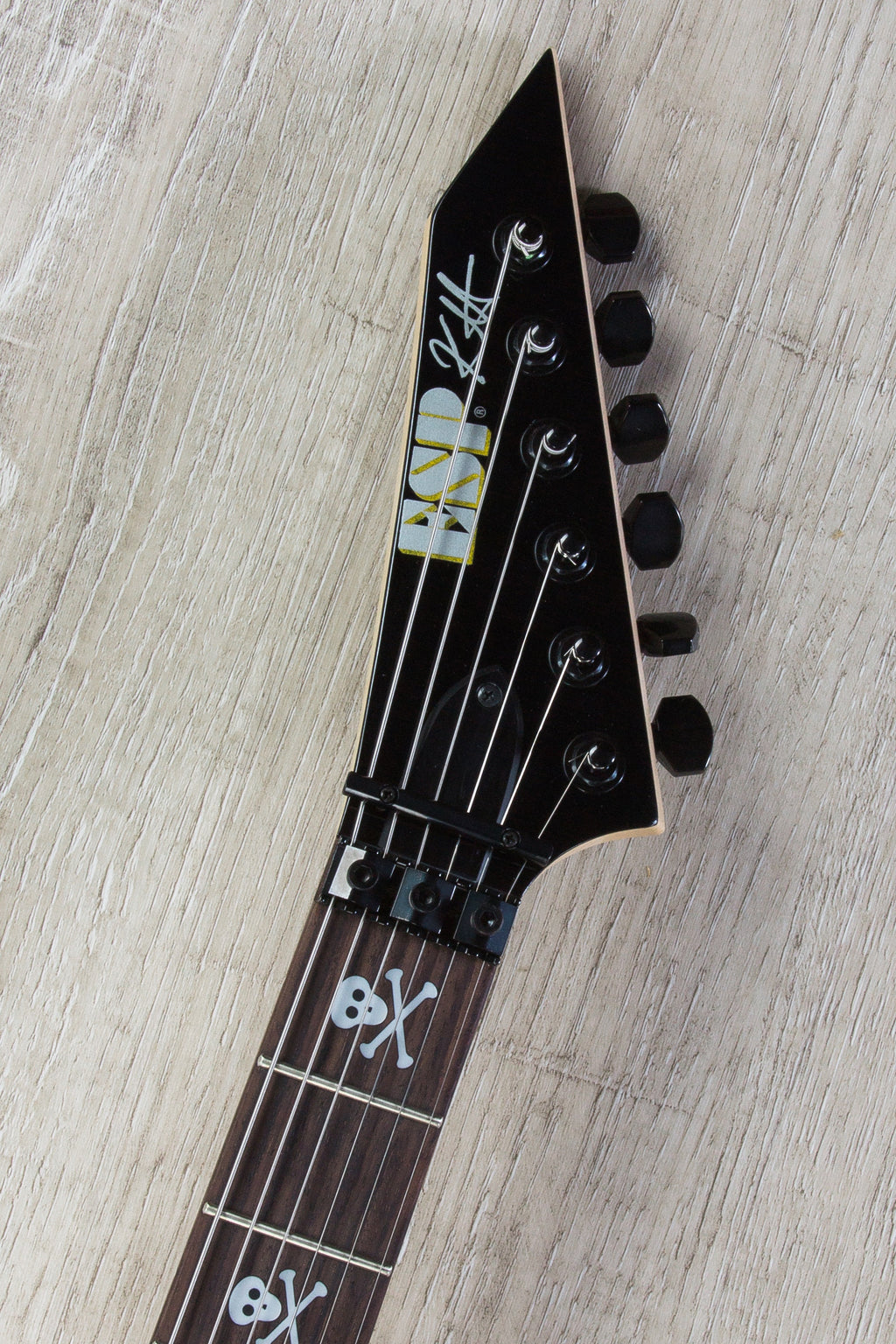 ESP KH-2 Kirk Hammett Signature Series Electric Guitar with CMHFF Case - Black (B-Stock)