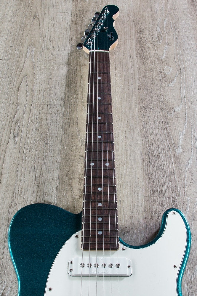 G&L USA ASAT Special Electric Guitar, Rosewood Fingerboard, Hard Case - Emerald Blue Metallic