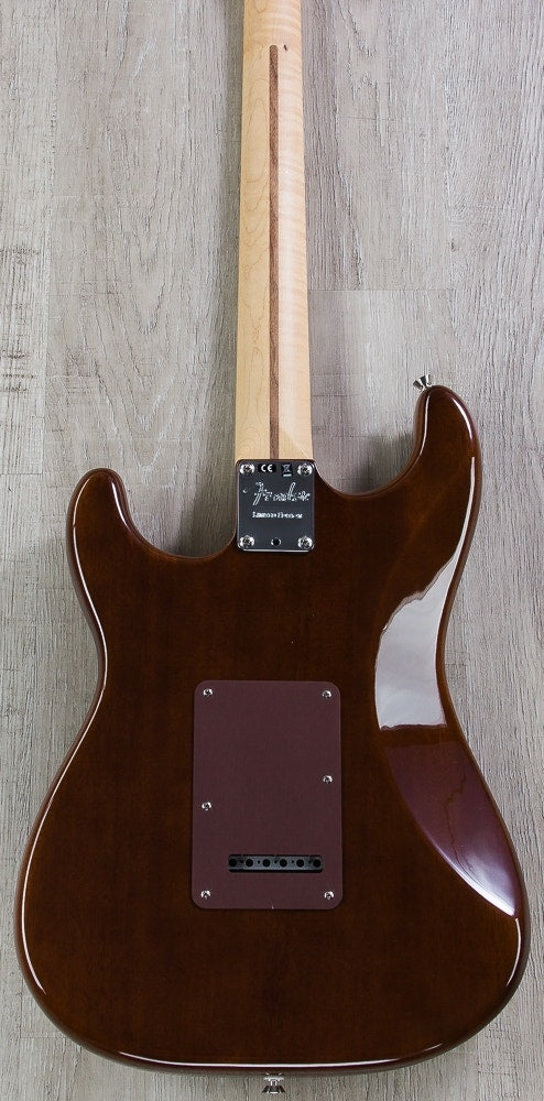Fender Limited Edition Shedua Top Stratocaster Electric Guitar and Hard Case - Shaded Edge Burst