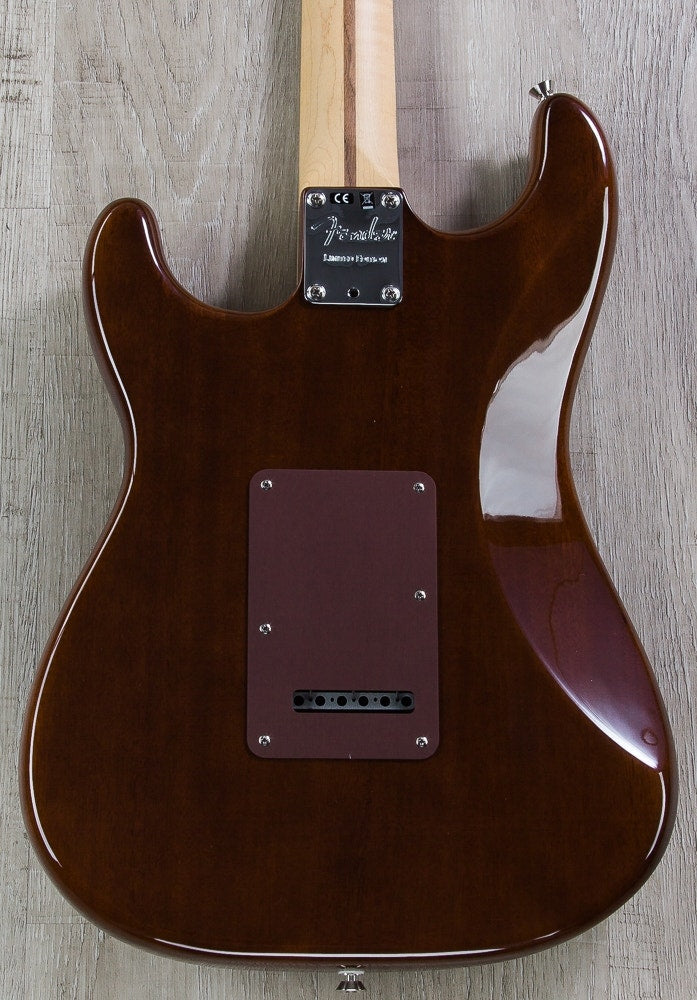 Fender Limited Edition Shedua Top Stratocaster Electric Guitar and Hard Case - Shaded Edge Burst