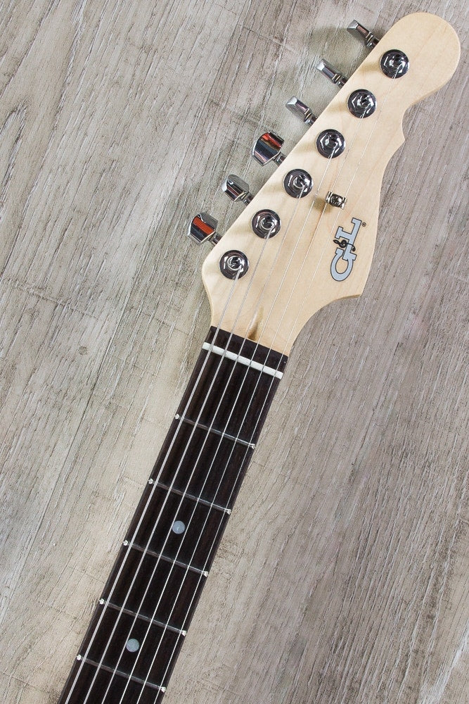 G&L USA Legacy Electric Guitar, Rosewood Fingerboard, Hard Case - Silver Metallic Frost