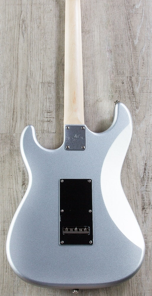 G&L USA Legacy Electric Guitar, Rosewood Fingerboard, Hard Case - Silver Metallic Frost