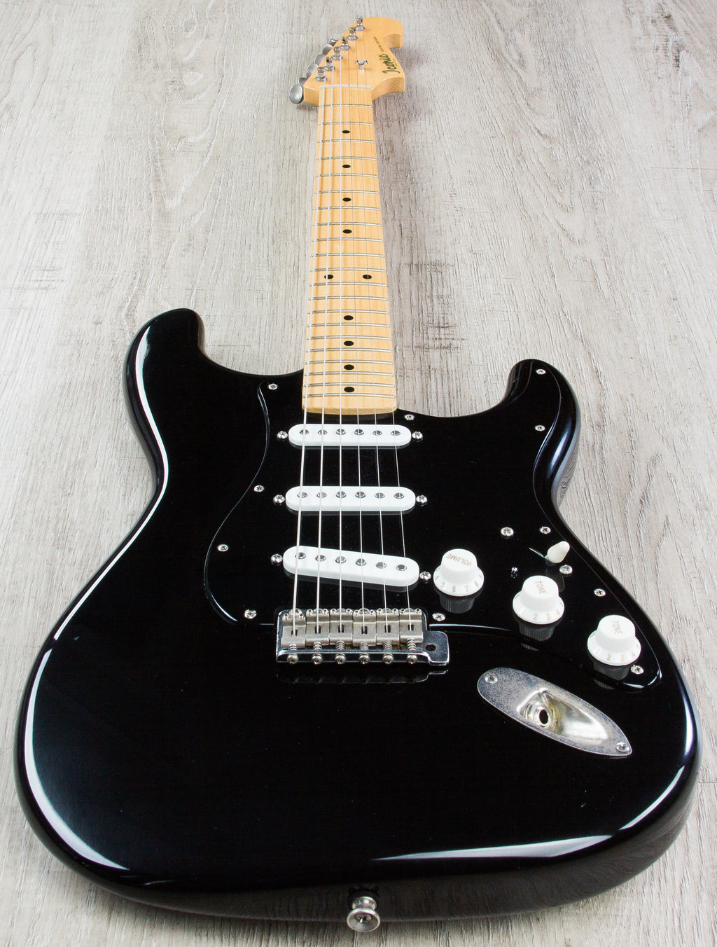 Iconic Custom Guitars Dark Side NOS Electric Guitar, Manlius Pickups, Hard Case - Gloss Black Finish