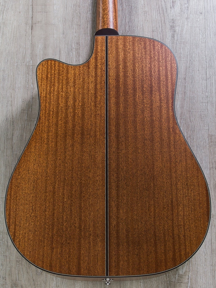 Takamine P1DC Dreadnought Body Acoustic-Electric Guitar in Natural Satin Finish with Hardshell Case