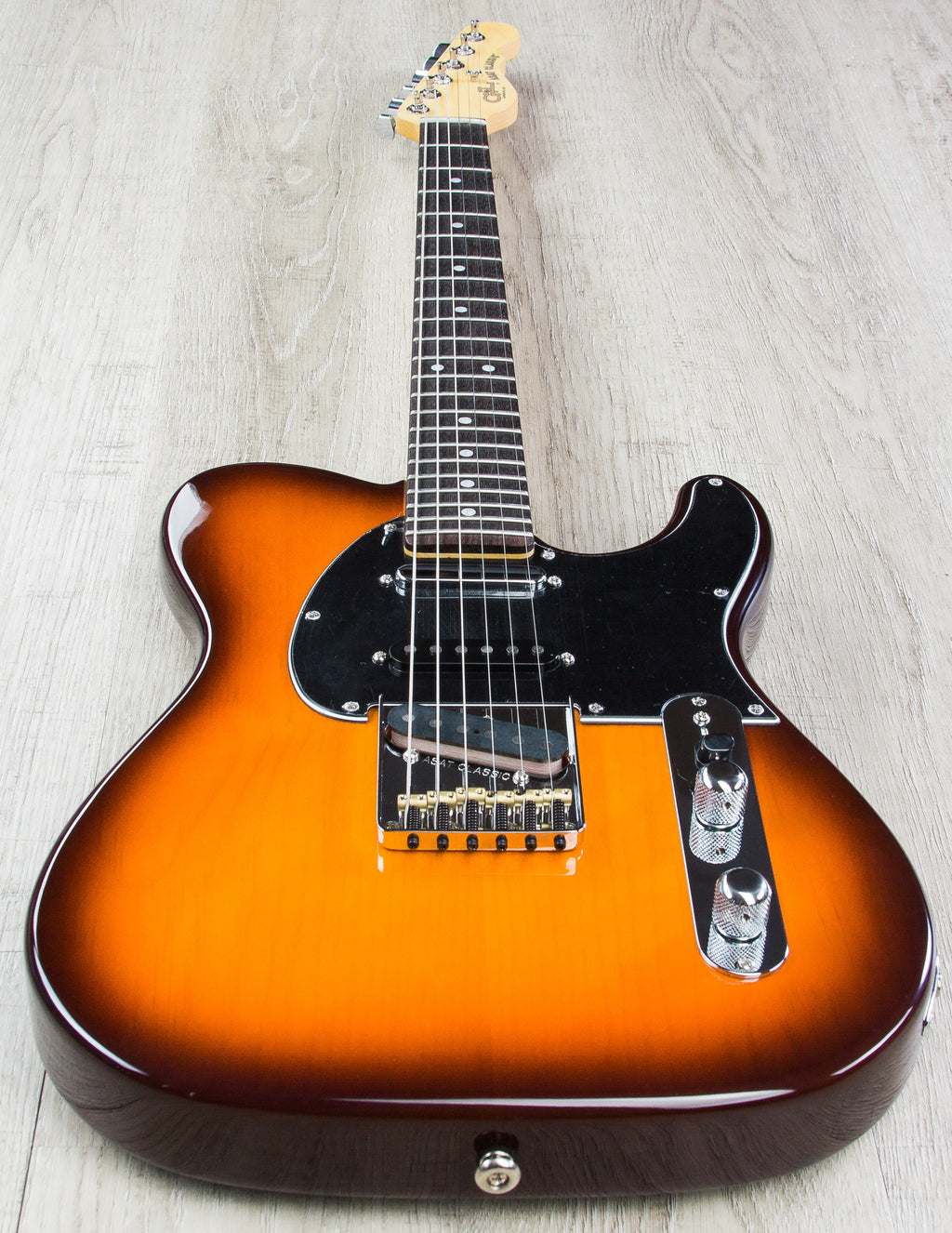 G&L USA ASAT Classic S Alnico Electric Guitar, Pine Body, Rosewood Fingerboard, Hard Case - Autumn Burst