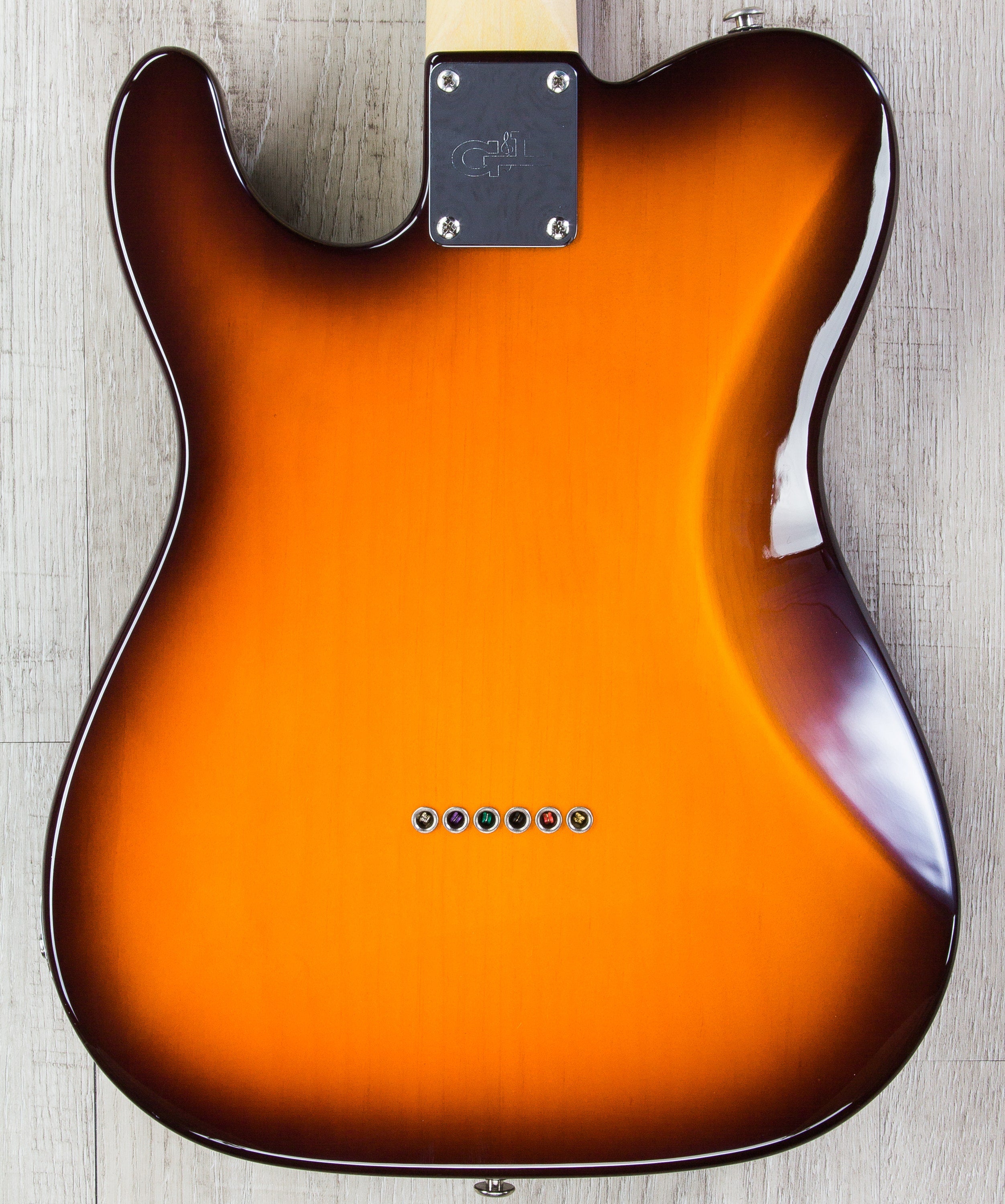 G&L USA ASAT Classic S Alnico Electric Guitar, Pine Body, Rosewood Fingerboard, Hard Case - Autumn Burst