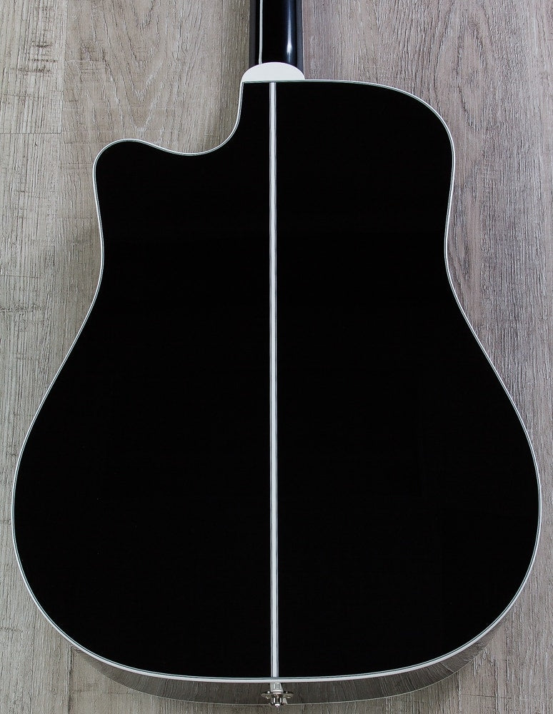 Takamine EF341SC Legacy Series Acoustic-Electric Guitar (Black) & Case (B-Stock)