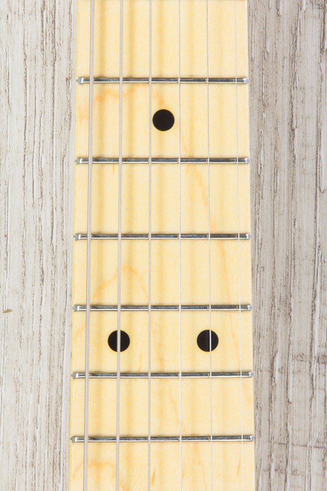 G&L USA Legacy Special Electric Guitar, Maple Fingerboard, Hard Case - Yukon Gold Metallic
